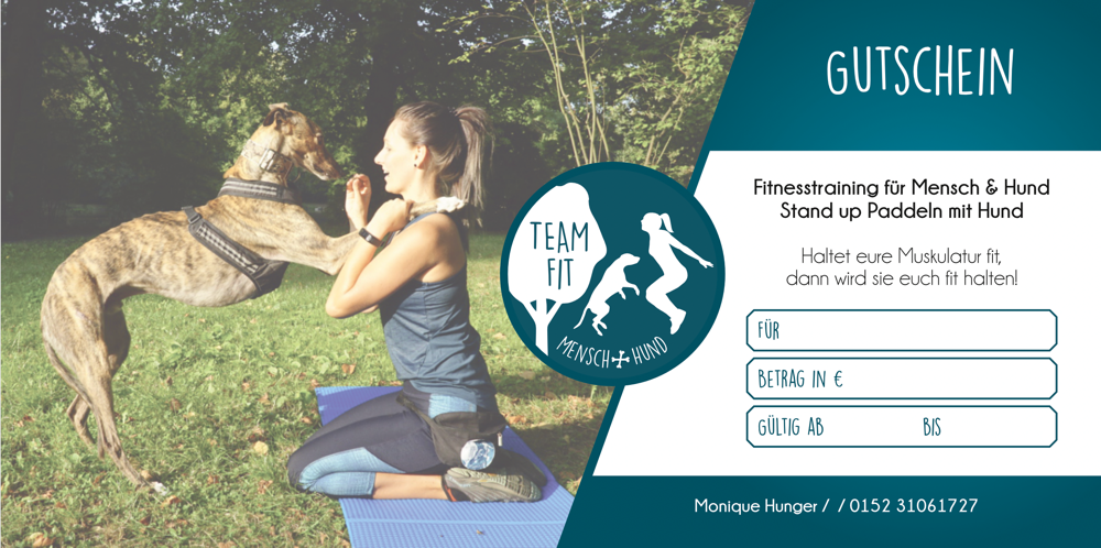 Gutschein von Monique Hunger - Team Fit Mensch und Hund in Leipzig